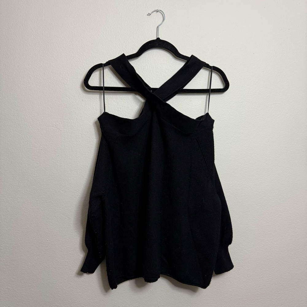 Zara Off the Shoulder Knit Sweater